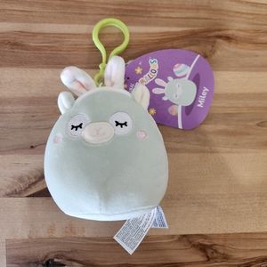 Squishmallows Miley the Llama 3.5" Clip-On Keychain Plush Toy Easter 2023